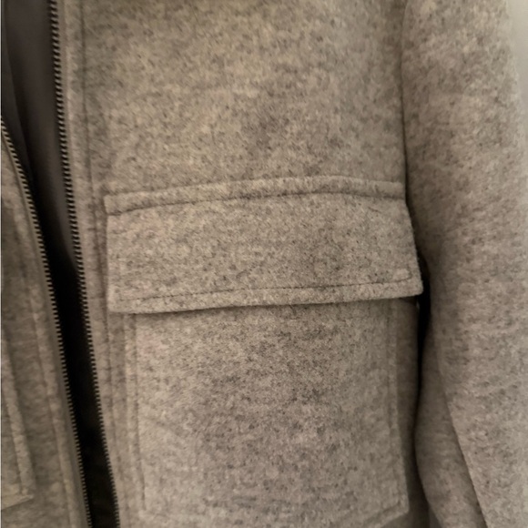 Nine West Grey Cropped Utility Jacket - Picture 6 of 6